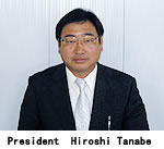 President Hiroshi Tanabe